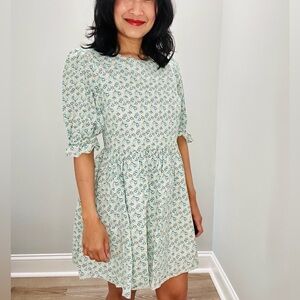 English Factory Floral Dress Size M